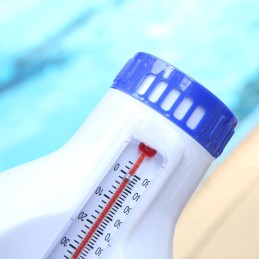 Dozatorius su termometru, plūdė, baseino chloras, 20 g tabletės