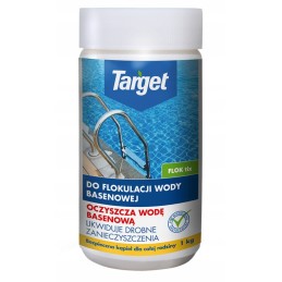 Target Floktix 1kg valo baseino vandenį ir palaiko vandens skaidrumą
