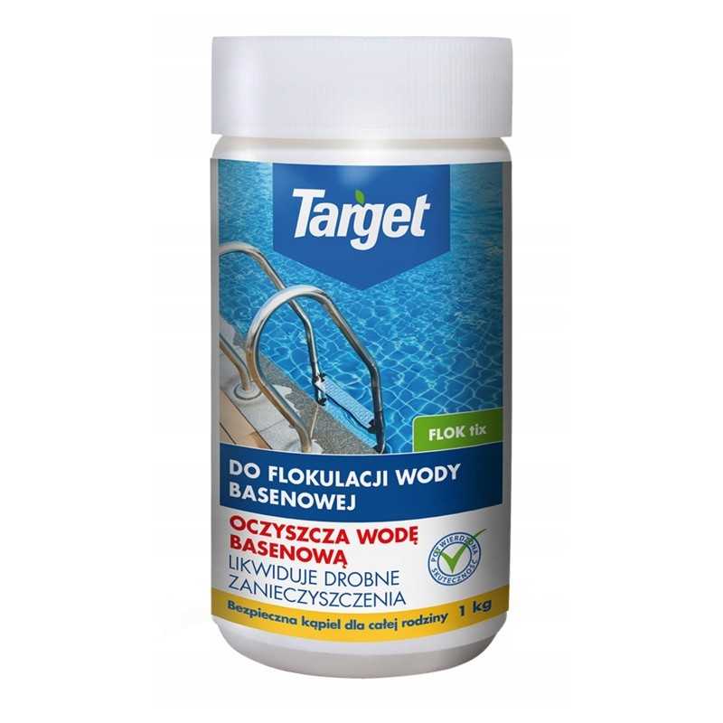 Target Floktix 1kg valo baseino vandenį ir palaiko vandens skaidrumą