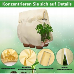 Žieminis augalų apsaugos gaubtas agrotekstilės maišelis 120 x 180 cm su užtrauktuku