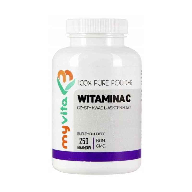 Vitamino C milteliai 250g myvita l askorbo rūgšties