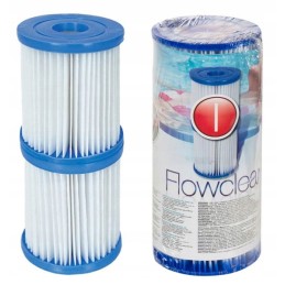 2 x filtrai baseino siurbliui Baseino filtro kasetė Bestway i 58093