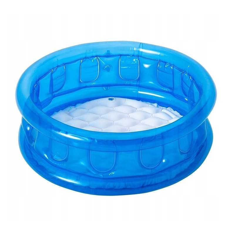 Plaukimo baseino vaikiškas baseinas vaikams, minkštas dugnas, bestway 51112 mėlynas