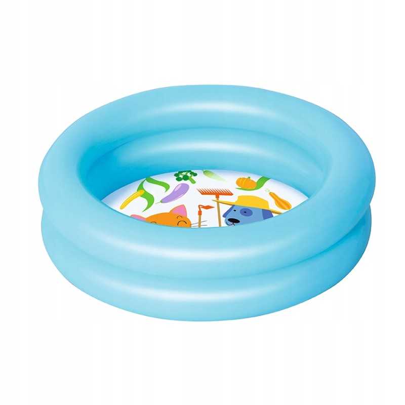 Pripučiamas irklavimo baseinas mėlynas 61x15cm bestway 51061