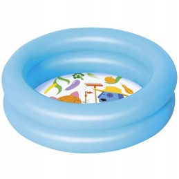 Pripučiamas irklavimo baseinas mėlynas 61x15cm bestway 51061