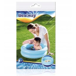Pripučiamas irklavimo baseinas mėlynas 61x15cm bestway 51061