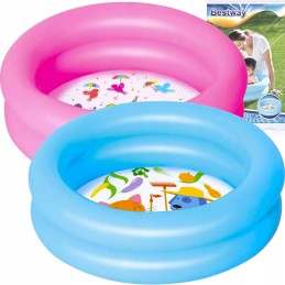 Pripučiamas irklavimo baseinas mėlynas 61x15cm bestway 51061