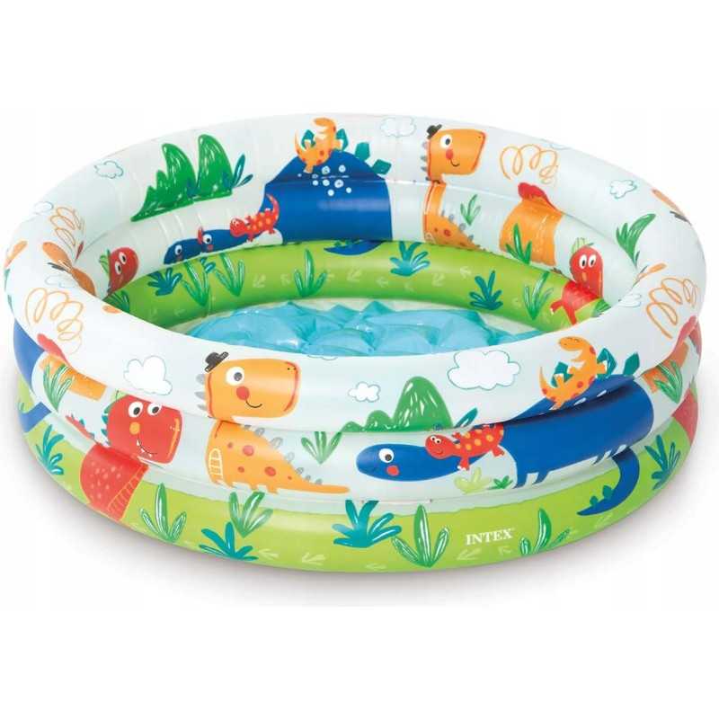 Spalvingas intex pripučiamas baseinas vaikams