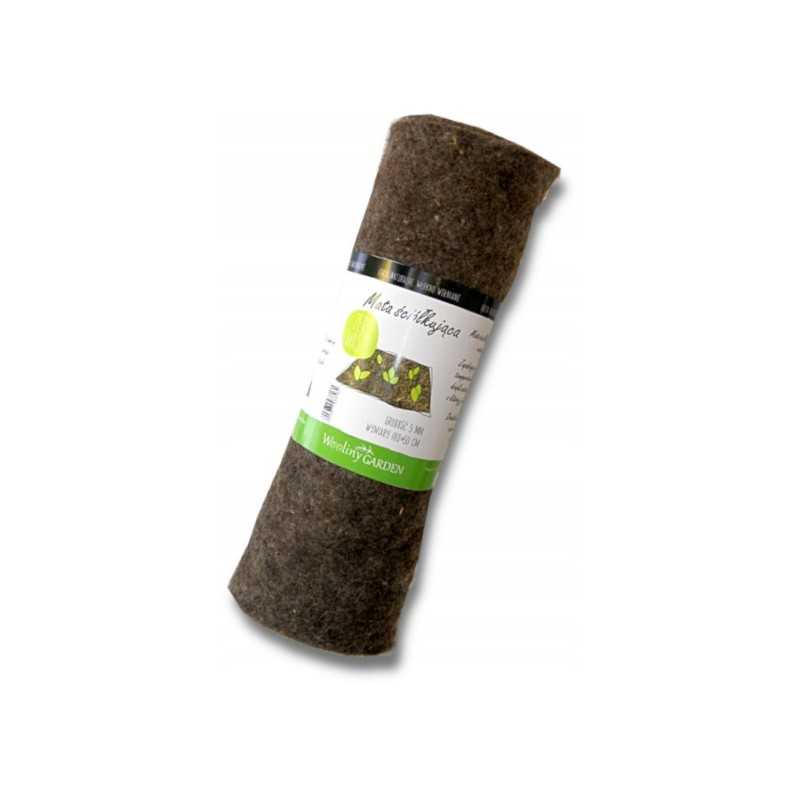 Mulčiavimo kilimėlis 180 x 50 cm 5mm biologiškai skaidus