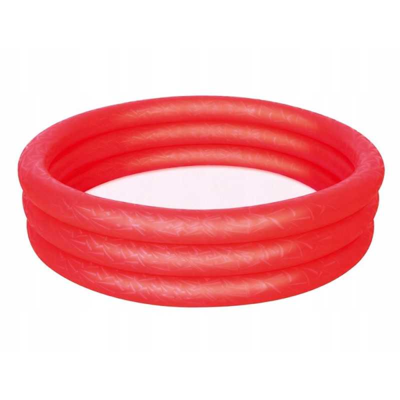 Bestway irklavimo baseinas pripučiamas baseinas 102 x 25cm 51024 raudonas