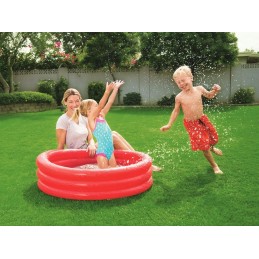Bestway irklavimo baseinas pripučiamas baseinas 102 x 25cm 51024 raudonas