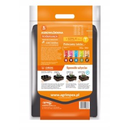 Agro-marina juodas mulčiavimo audinys 1,6x5