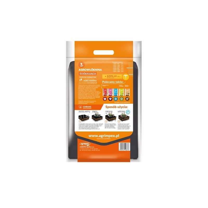 Agro-marina juodas mulčiavimo audinys 1,6x5