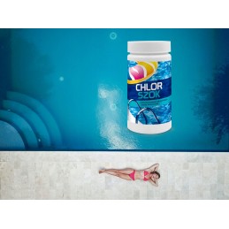 Chloro šokas baseinui, baseino chemikalai 1 kg nemokamai