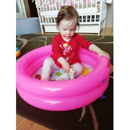 Pripučiamas baseinas vaikams, vaikiškas baseinas, violetinis, 61x15cm, bestway latka remontas