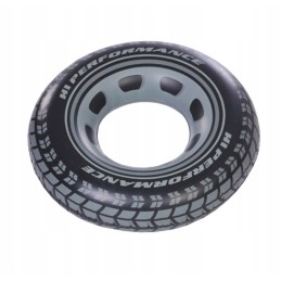 Pripučiamas plaukimo žiedas 91 cm intex