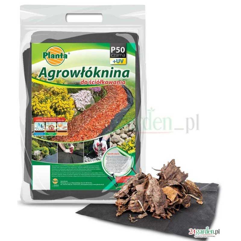 Agrotekstilė mulčiavimui p50 juoda 1,6x10m