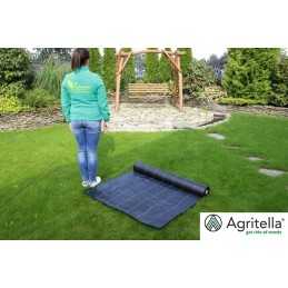 ✨ Agritella mulčiavimo agromedžiaga vienam metrui 2,2 m x 1 metras 90 g juoda
