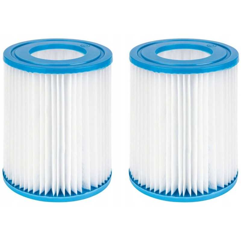 Baseino filtrų filtrų rinkinys crivit 1200 lh filtro siurbliui 8x9cm