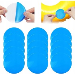 Lipnios PVC vandeniui atsparios tašelės baseino remontui, rinkinyje 15 vnt