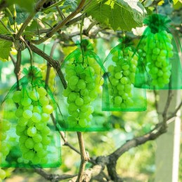 Apsauginiai maišeliai vaisiams ir vynuogėms, 20 vnt., apsaugantys nuo vabzdžių, daugkartinio naudojimo