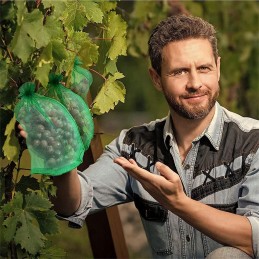 Apsauginiai maišeliai vaisiams ir vynuogėms, 20 vnt., apsaugantys nuo vabzdžių, daugkartinio naudojimo