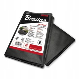 Juoda agrotekstilė 80 piktžolėms 0,8x10m Bradas