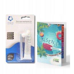 Baseinų ir čiužinių remonto rinkinys 2 metams ir klijai