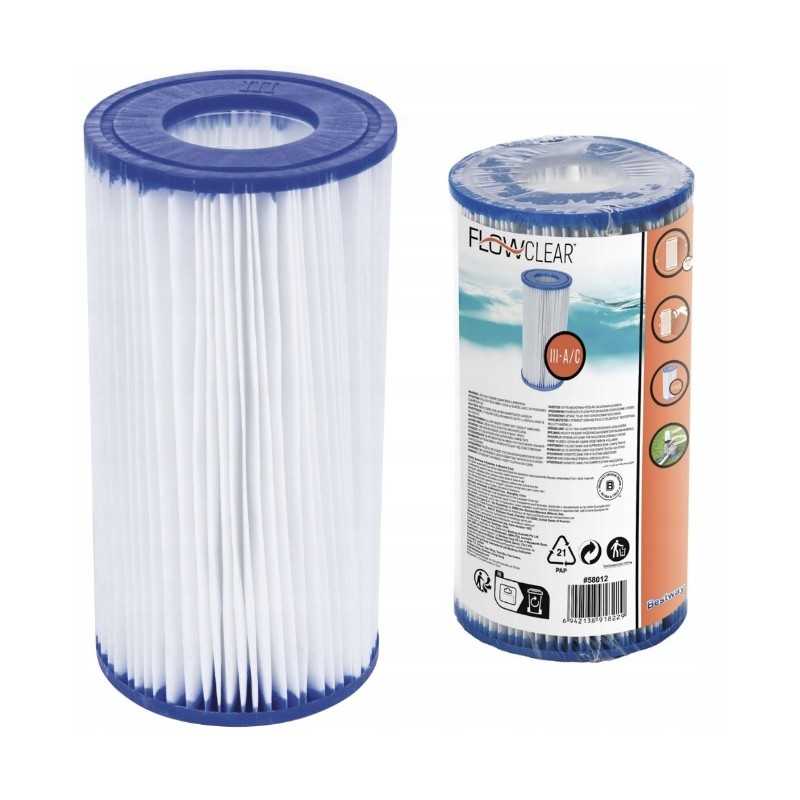 Filtruoti filtrai Bestway 58012 III tipo siurbliui