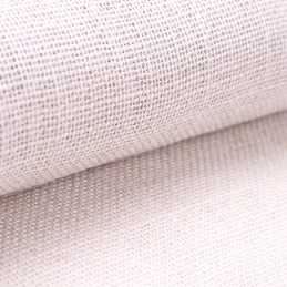 Baltas džiuto audinys, balintas džiutas, 30 cm metrais
