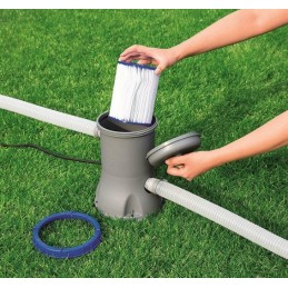 2x baseino siurblio filtrų kasetės bestway filtrai 58094 2 vnt