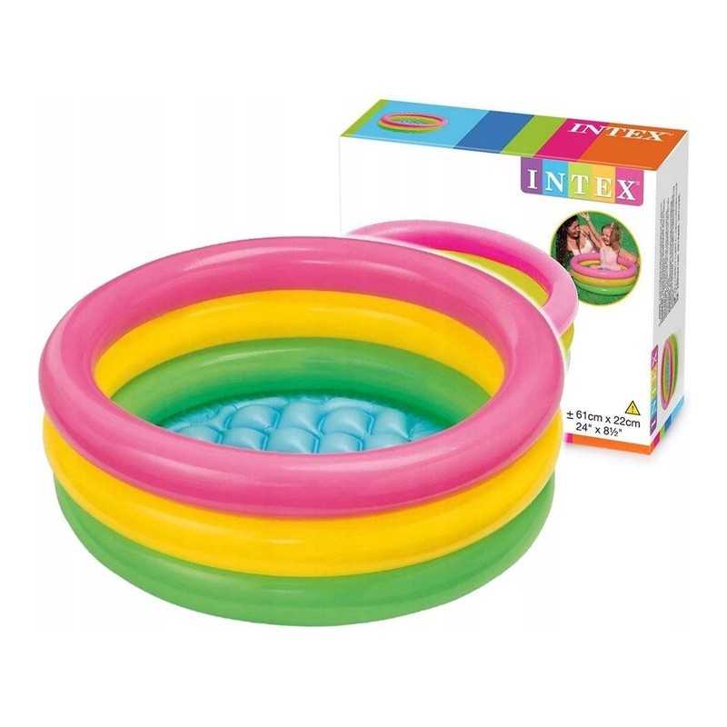 Intex baseino irklavimo baseinas mažiems vaikams 1 3l 61cm x 22cm