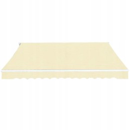 Cream folding awning 400x300cm