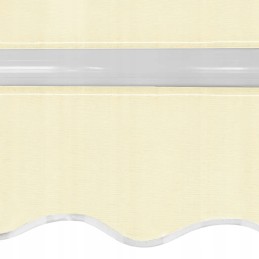 Cream folding awning 400x300cm