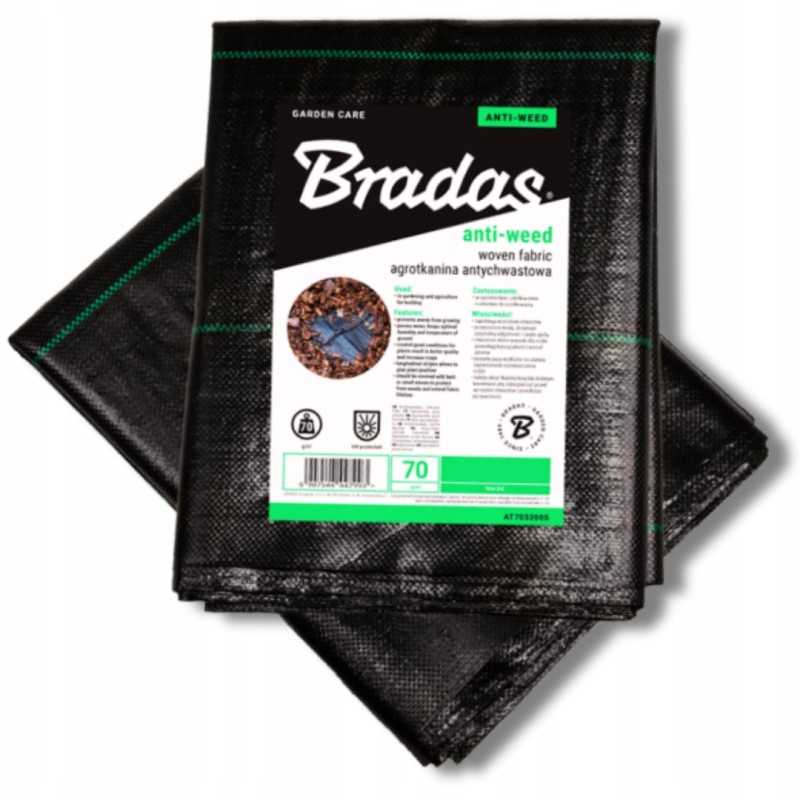 Agrotekstilė nuo piktžolių juodas matinis pp UV agrotekstilė 70g 1,6 x 10m