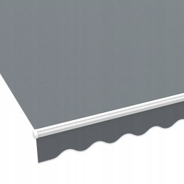 Balkona terases nojume Basic 2000 salokāma 250x150 ANTHRACITE