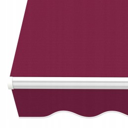 Balcony Terrace Awning Basic 2000 foldable 250x150 burgundy