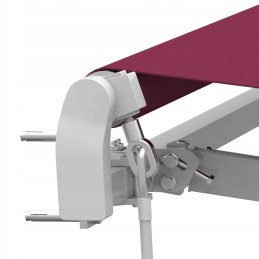 Balcony Terrace Awning Basic 2000 foldable 250x150 burgundy