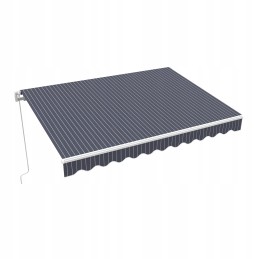 Balkono terasos markizė Basic 2000 sulankstoma 250x150 TAMSIAI PILKA-BALTA