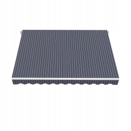 Balkono terasos markizė Basic 2000 sulankstoma 250x150 TAMSIAI PILKA-BALTA