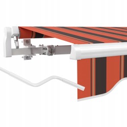 Balcony Terrace Awning Basic 2000 foldable 250x150 RED-BLACK