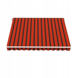 Rõdu terrassi markiis Basic 2000 kokkupandav 250x150 PUNANE-MUST