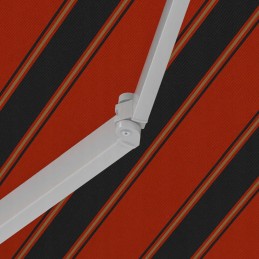 Rõdu terrassi markiis Basic 2000 kokkupandav 250x150 PUNANE-MUST