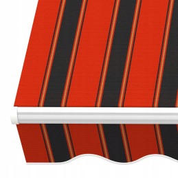 Balcony Terrace Awning Basic 2000 foldable 250x150 RED-BLACK
