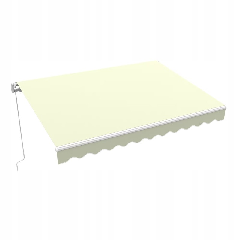 Rõduterrassi markiis Basic 2000 kokkupandav 250x150 KREEMAVALGE