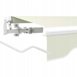 Balkono terasos markizė Basic 2000 sulankstoma 250x150 KREMINIAI BALTAI