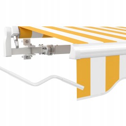 Balcony Terrace Awning Basic 2000 foldable 250x150 YELLOW-WHITE