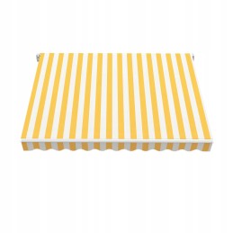 Balkono terasos markizė Basic 2000 sulankstoma 250x150 GELTONAI BALTAI