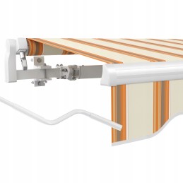 Rõduterrassi varikatus Basic2000 kokkupandav 250x150 LIIV JA ORANŽ