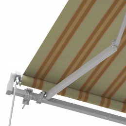 Balkono terasos markizės Basic2000 sulankstomas 250x150 smėlio ir oranžinės spalvos
